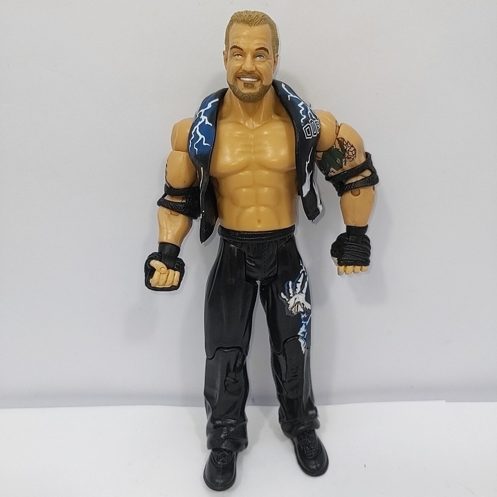 VTG 2003 Jakks WWE DDP Diamond Dallas Page Bang Man Figure 7" Male Black Vest